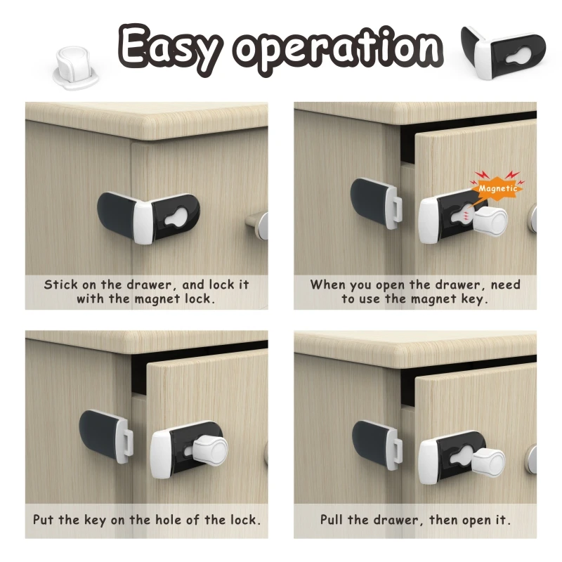 2020 Children Safety Hidden Drawer Lock Promotional New Design