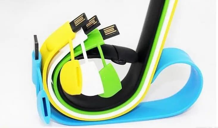 Customized PVC Bracelet USB Flash Drive Stick - ANKUX.COM