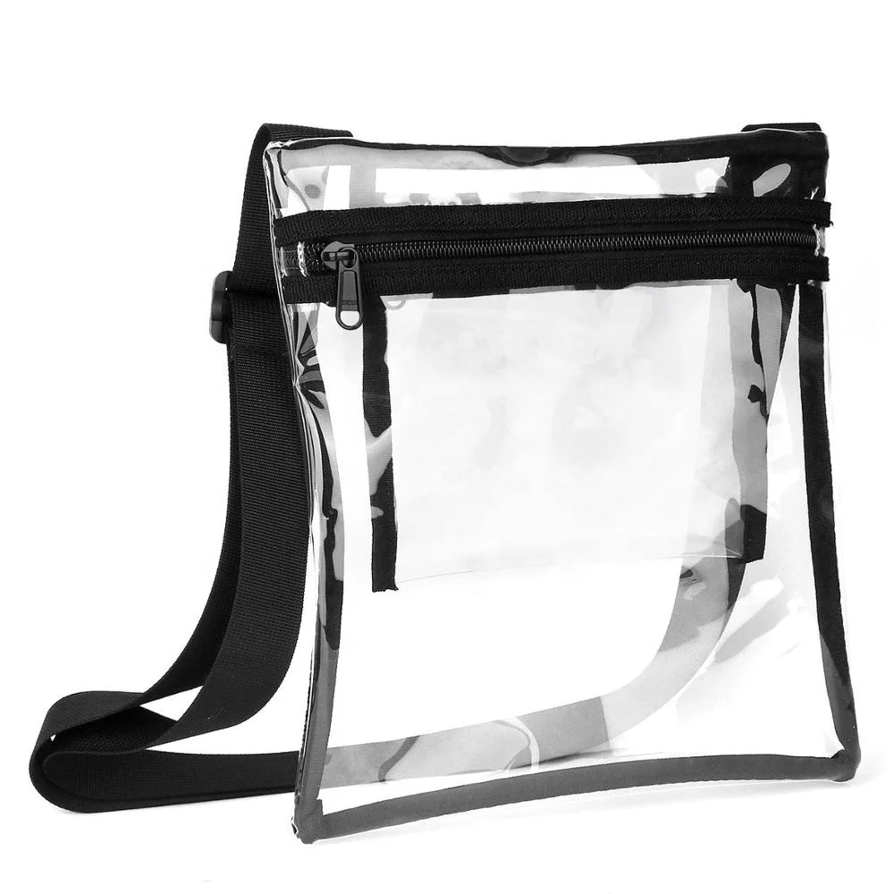 Clear Cross-body Purse Nfl Stadium Approves Clear Bag With Inner Pocket ...