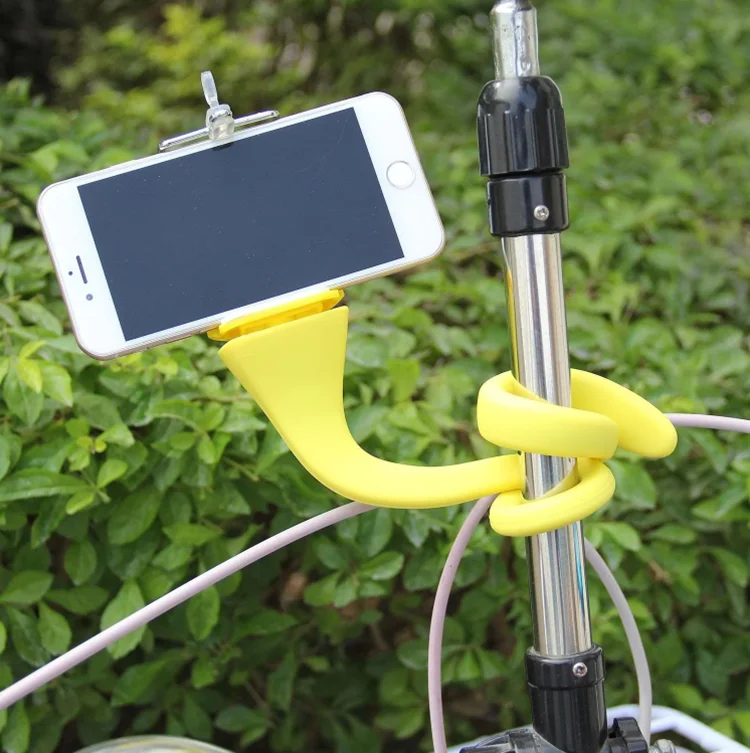 Flexible Bike Selfie Stick Hs20 With Bluetooth Remote And Phone /camera