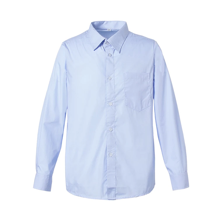 
Wholesale Long Sleeve Solid Color Mens Clothing Shirts White Formal Shirts For Men 