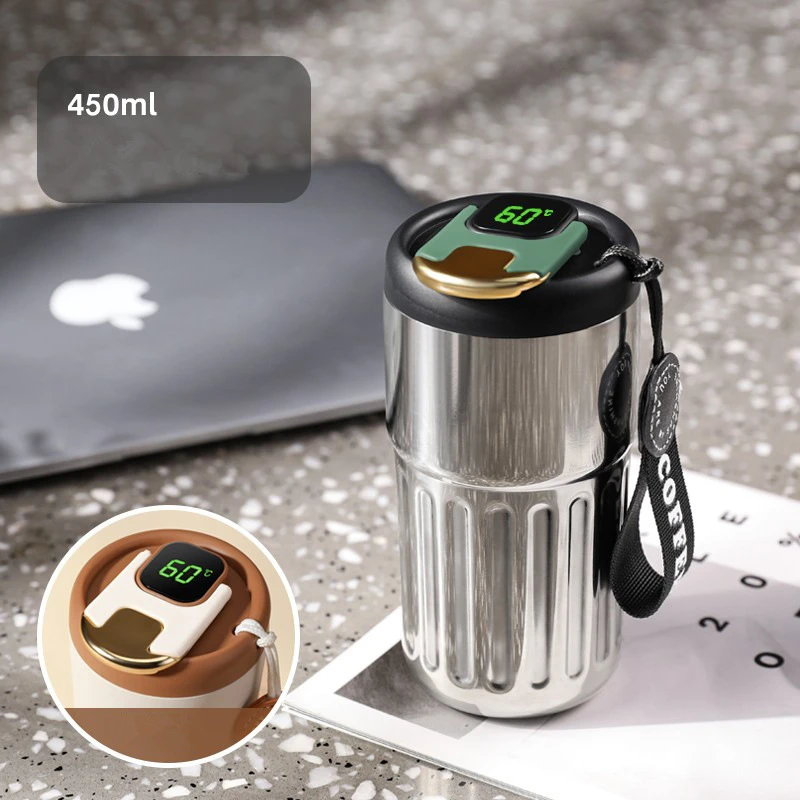 product custom temperature display smart insulated coffee mug travel tumbler stainless steel vacuum thermos bottle for home office-4