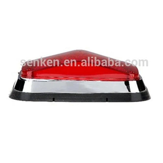 Senken Square Warning Flashing Lights Ambulance Surface Mounted Strobe Side Marker Amber Led