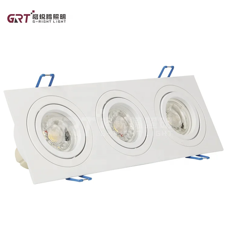 Aluminum office Recessed ceiling Customizable wattage GU10 led down light