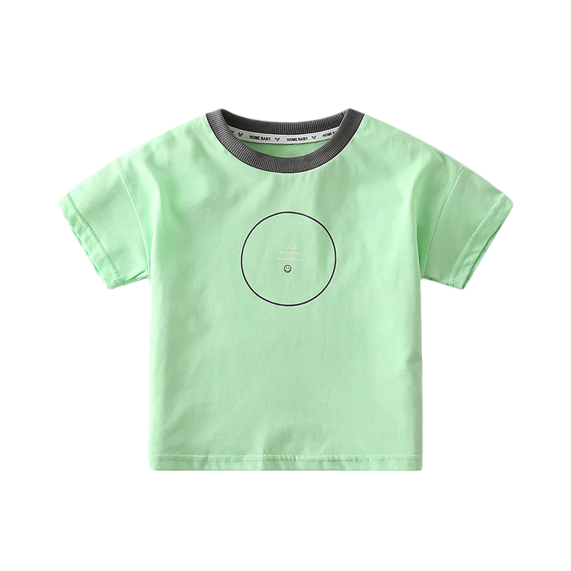 
New Product Quality Assurance Plus Size Tshirt Print Kid Clothing Sets Tshirts 