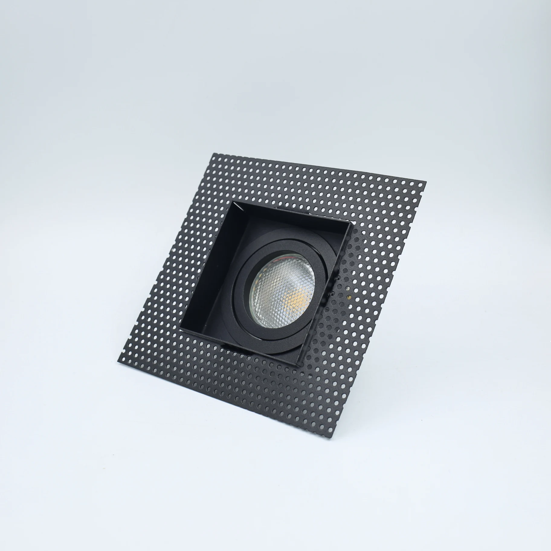 New Products Trimless downlight Recessed Square Gu10 Down Light Ultra Slim 7W Anti Glare Led Spotlight Frame