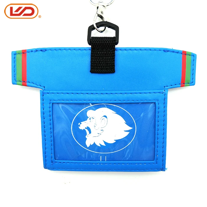 Fancy identity id badge card holder belt lanyard with release buckle