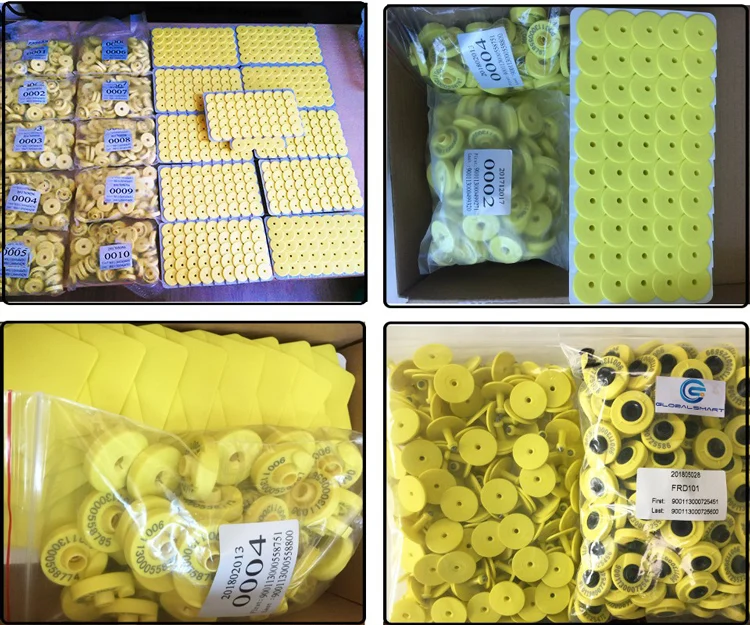 plastic rfid rabbit ear tag
