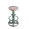 Commercial bar counter stainless steel flat bar stool