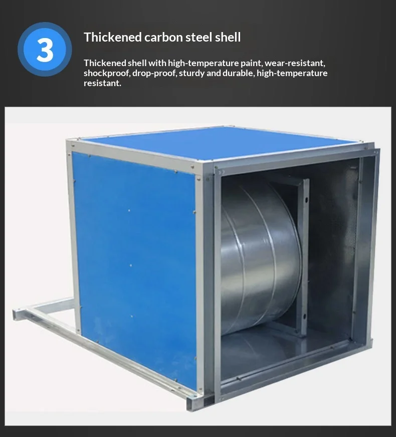 Centrifugal Duct Fan, AC 220 V, Stainless Steel - detail 20