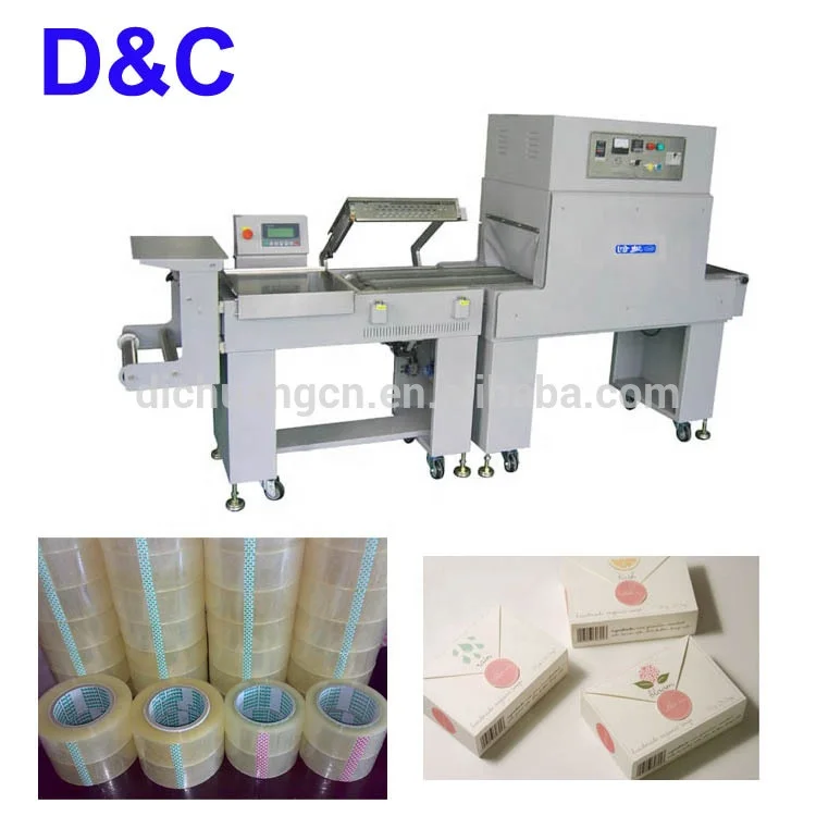 high efficient semi automatic L bar sealing shrink packing machine for box/book/small bottle