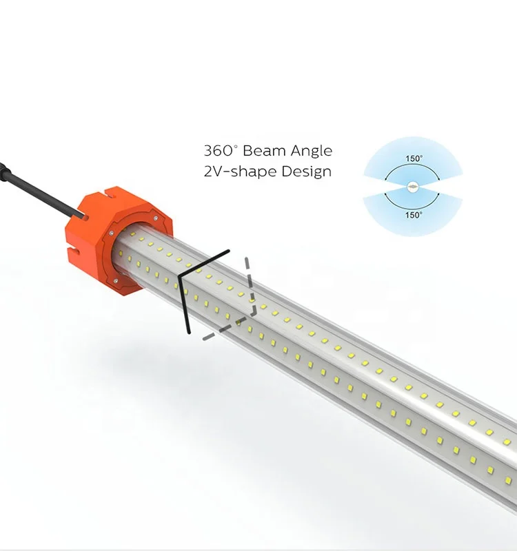 360 Degree Eco-friendly,70% Energy Saving Full spectrum  Farm Poultry LED Tube Light