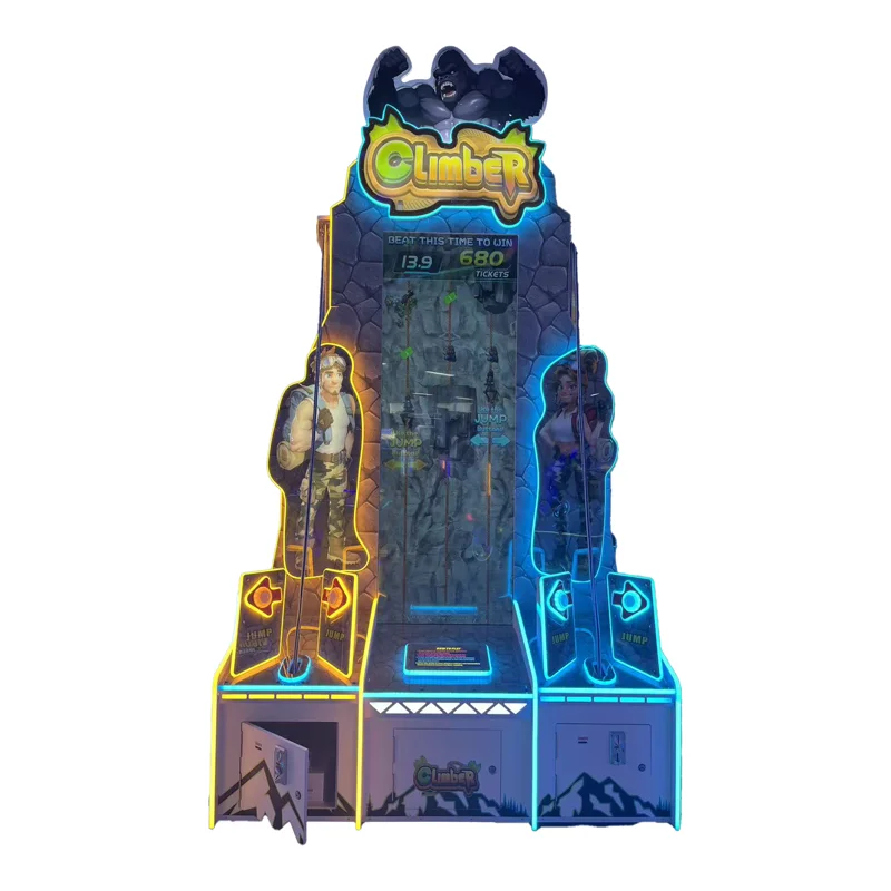 Indoor Metal Rope and Rock Climbing Arcade Machine with 1 Year Warranty English Language for Kids in Shopping Malls supplier