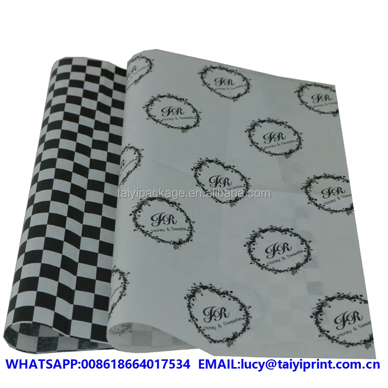 printed wax tissue paper for flowers