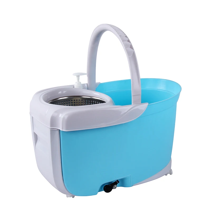 New Household 360 Degree Magic Floor Cleaning Mops & Cleaning Bucket As Seen On TV 2021