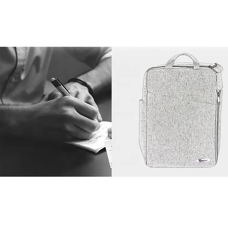 Yongjun fashion print space puzzle grey multi-functional magic cube backpack shoulder bag