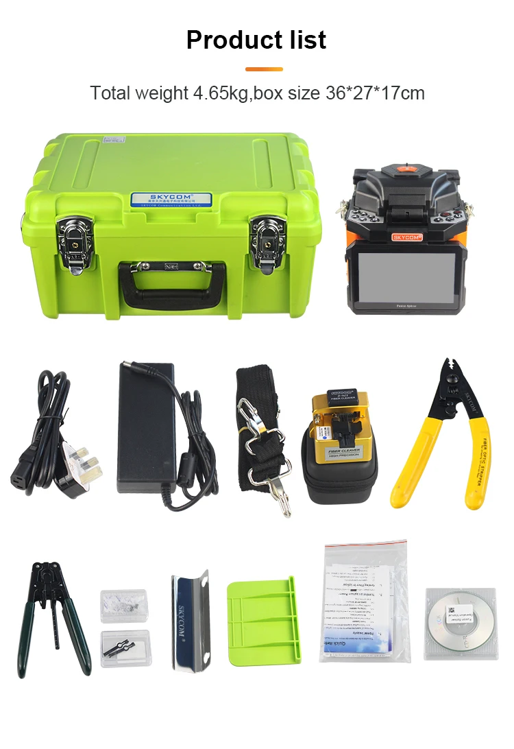 Fiber Cable Funsion Splicing Equipment Optical Splicer Machine - Buy ...