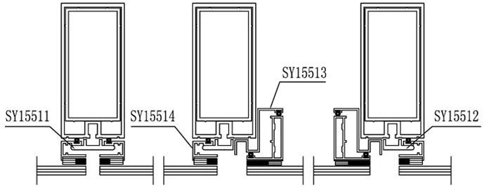 spider wall connection aluminium glass cheap curtain wall