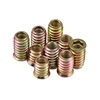 Copper Plated Countersunk Head Hex Nuts Furniture Wood Nuts Screw Plug With Internal And External Tooth Nut Supplier