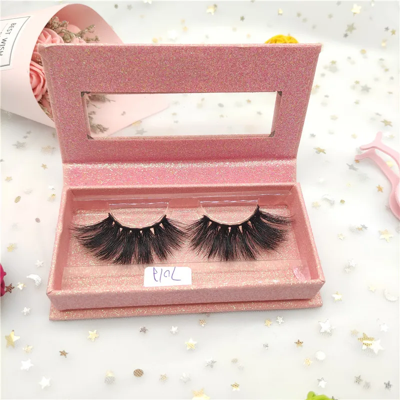 

mink fluffy eyelashes 25mm,10 Pairs, Picture shows