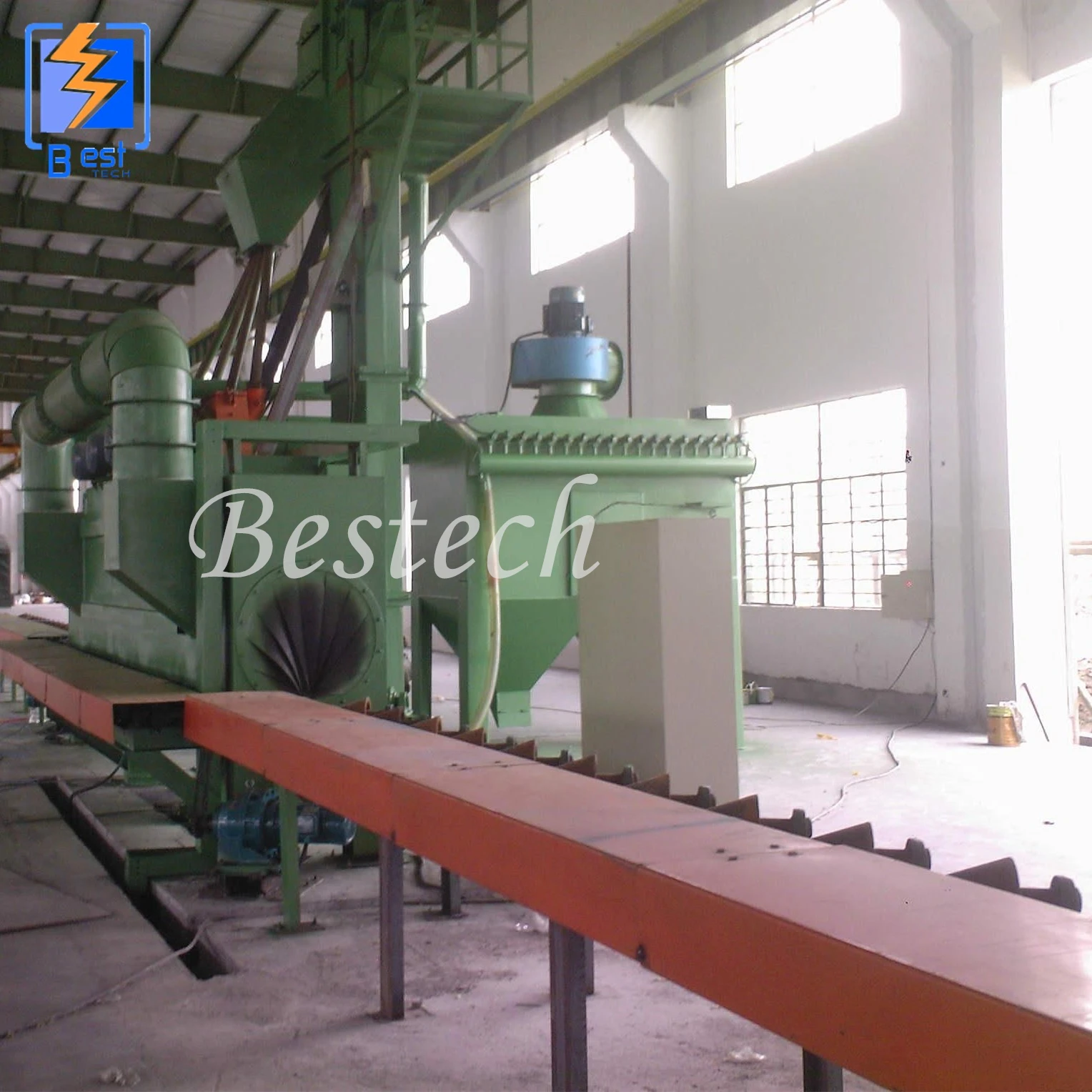 Steel Bar Rebar Shot Blasting Machine Steel Pipe Blast Cleaning Equipment China Manufacturer