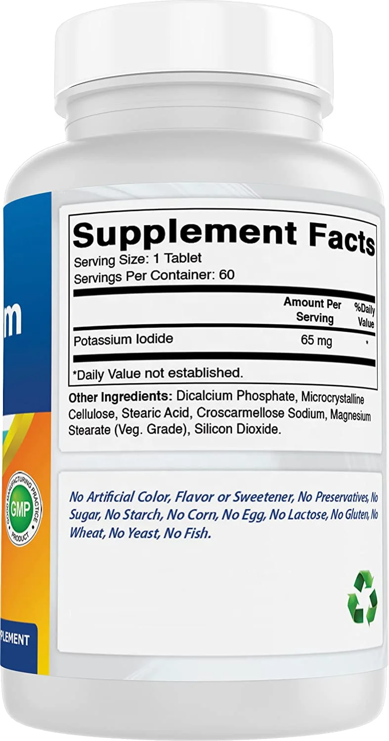 Iodide Potassium Iodide Potassium Tablets Potassium Iodided Tablets