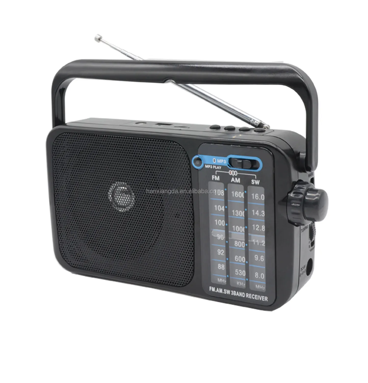 Radio AC DC - Portable Retro Classic with USB TF Card