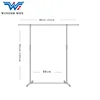 Heavy Duty Length And Height Adjustable Extendable Tube Hanger Clothes Rack