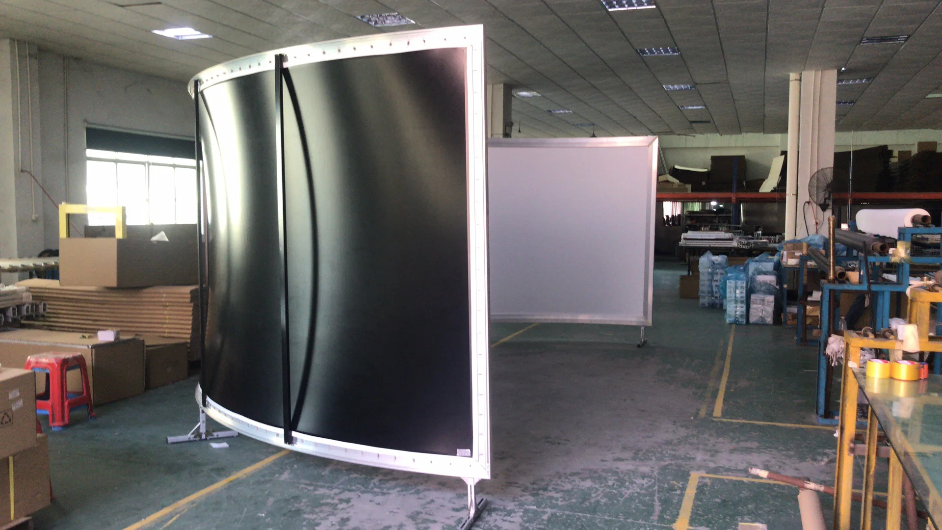 180 Degree Circular Projection Screen Flight Simulation Curved ...