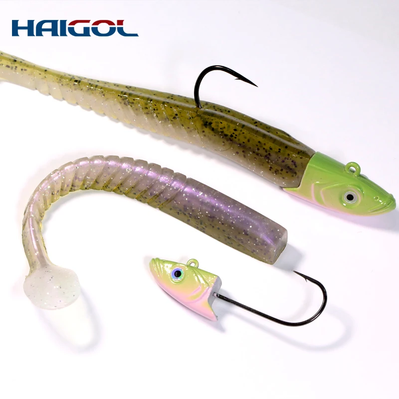 environmentally friendly fishing lures biodegradable Jig Head Soft Plastic with Hook Sinking Swimbaits for Saltwater and Freshwater (Pack of 10) : Sports & Outdoors which maximizes the benefit of TERABITE Eco-friendly Material PVC Plastic Soft