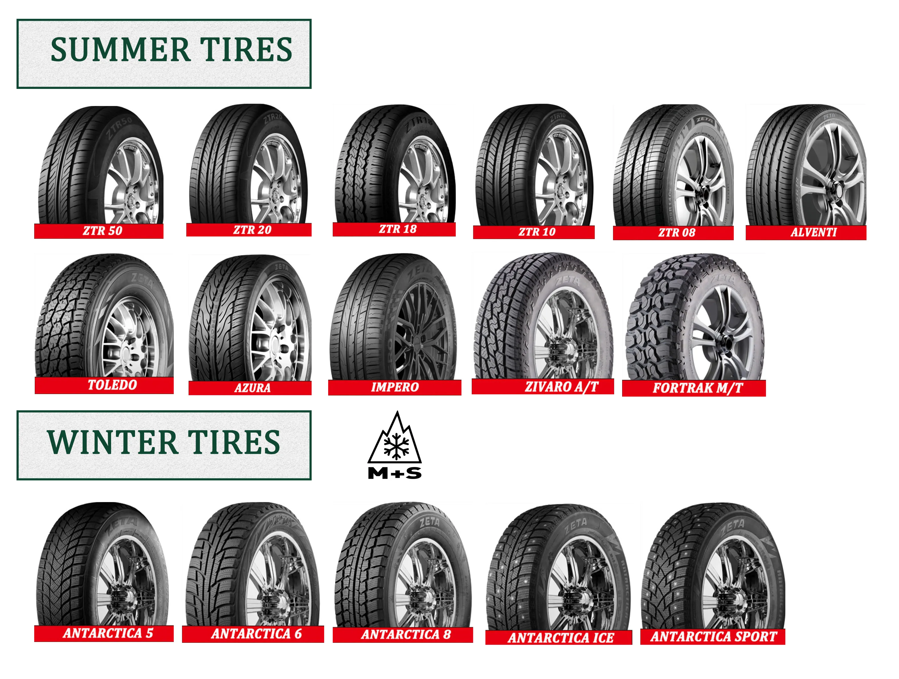 zeta 汽车轮胎 lt235 85r16 lt215/85r16 a/t 月个月轮胎的汽车