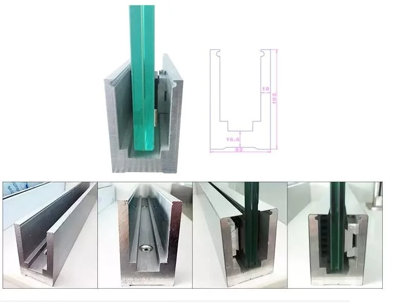 High Quality Aluminium U Channel Glass Railing Hardware Buy Aluminium