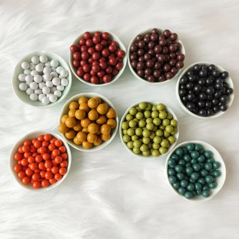 Candy-Colored Clay Slingshot Mud Chips for Outdoor Shooting Practice details