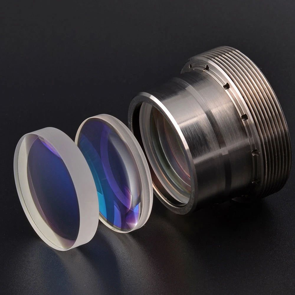 Ar Coated Collimator Lens 1064nm Fiber For 0-15kw Laser Protective ...