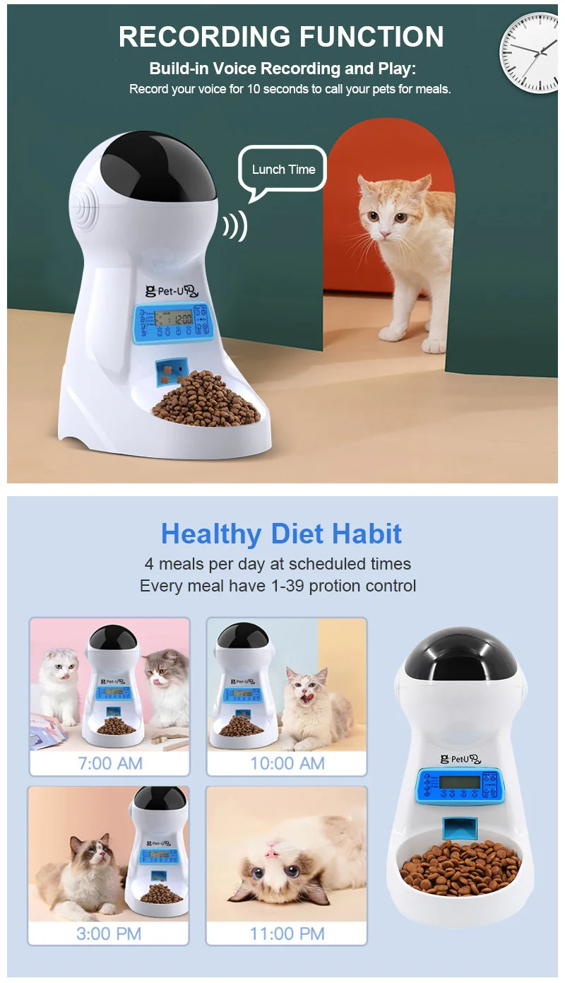 microchip cat feeder with timer