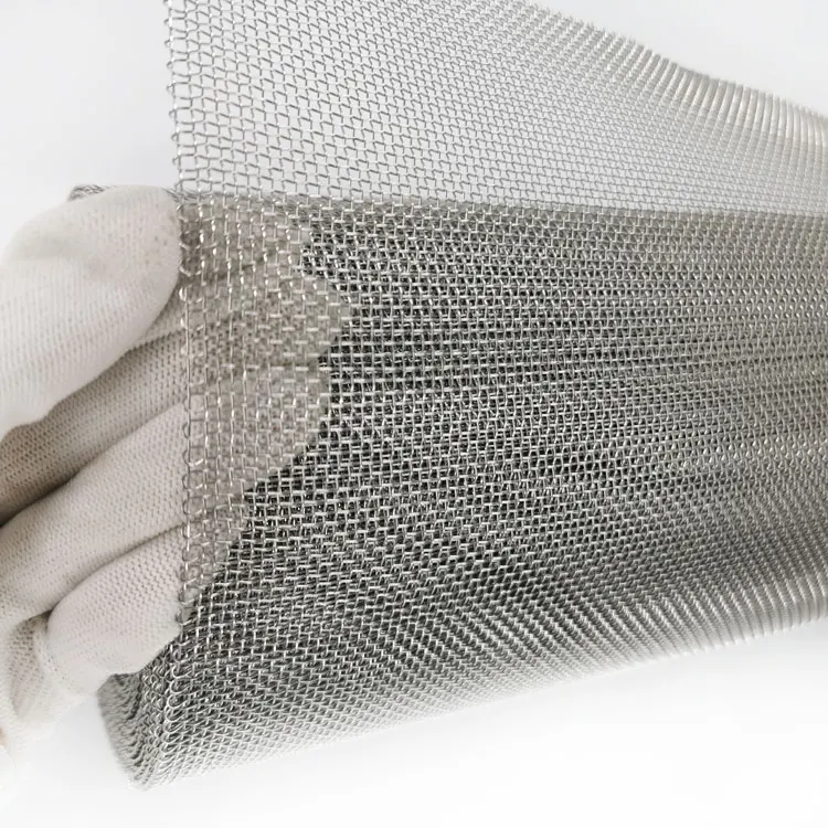  AISI 304 316316L Stainless Steel Wire Mesh Filter Screen