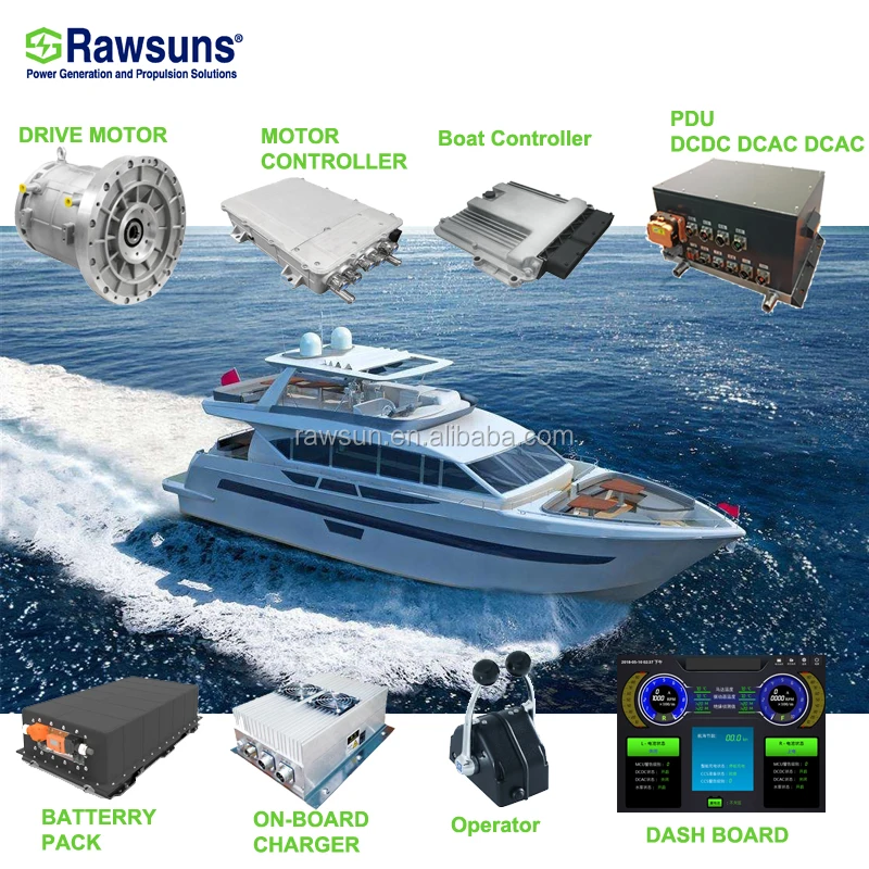80kw 6000rpm 380v Electric Boat Conversion Kit For Electric Boat