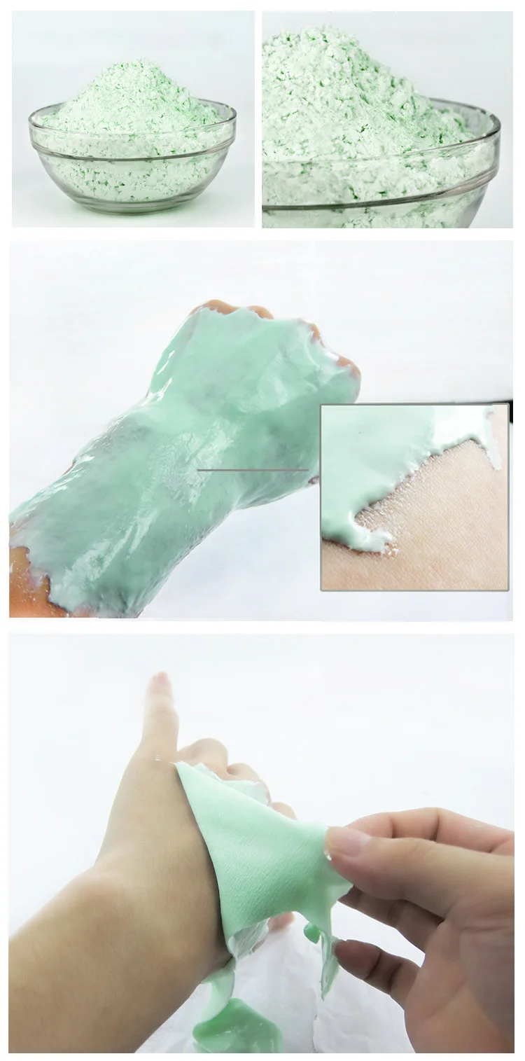 Soft facial mask powder