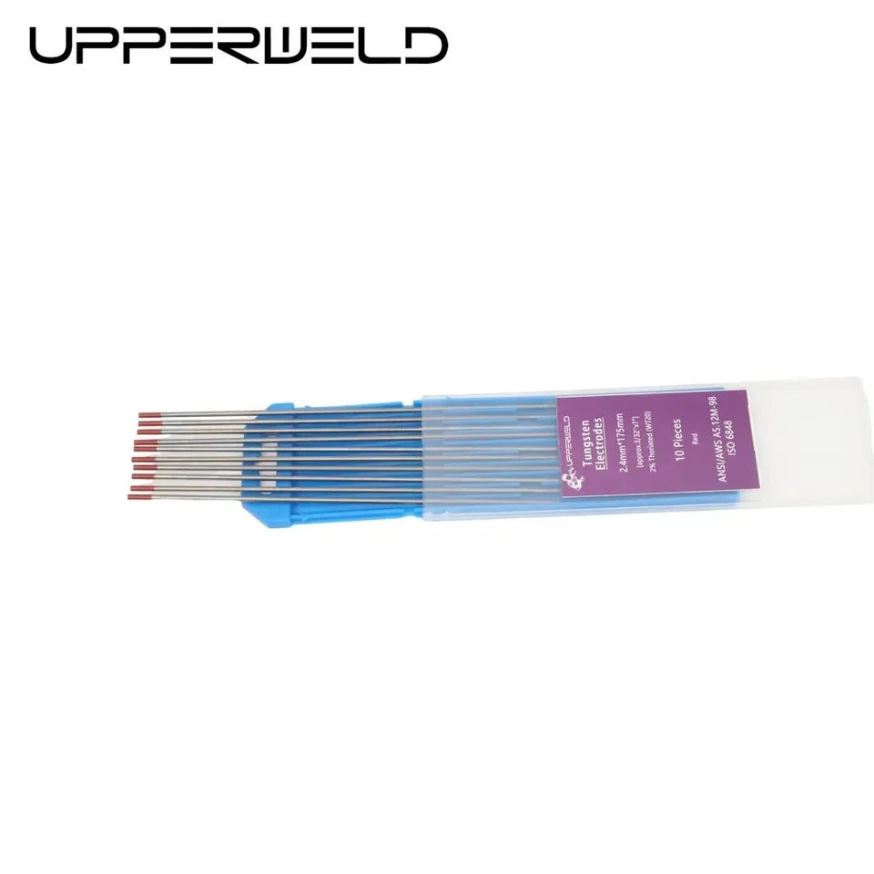 Upperweld Wt20 Tig Welding Tungsten Electrodes 2% Thoriated (red,Wt20 ...