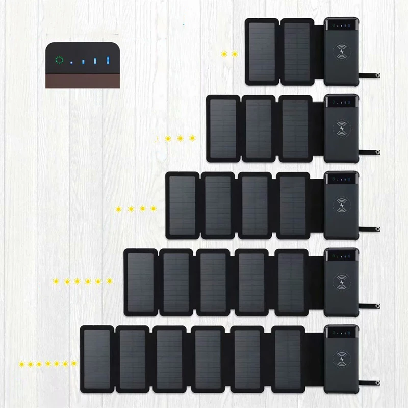 High Quality Dual USB Portable Solar Charger 10000mah Solar Powerbanks Waterproof Solar Power Bank - ANKUX.COM