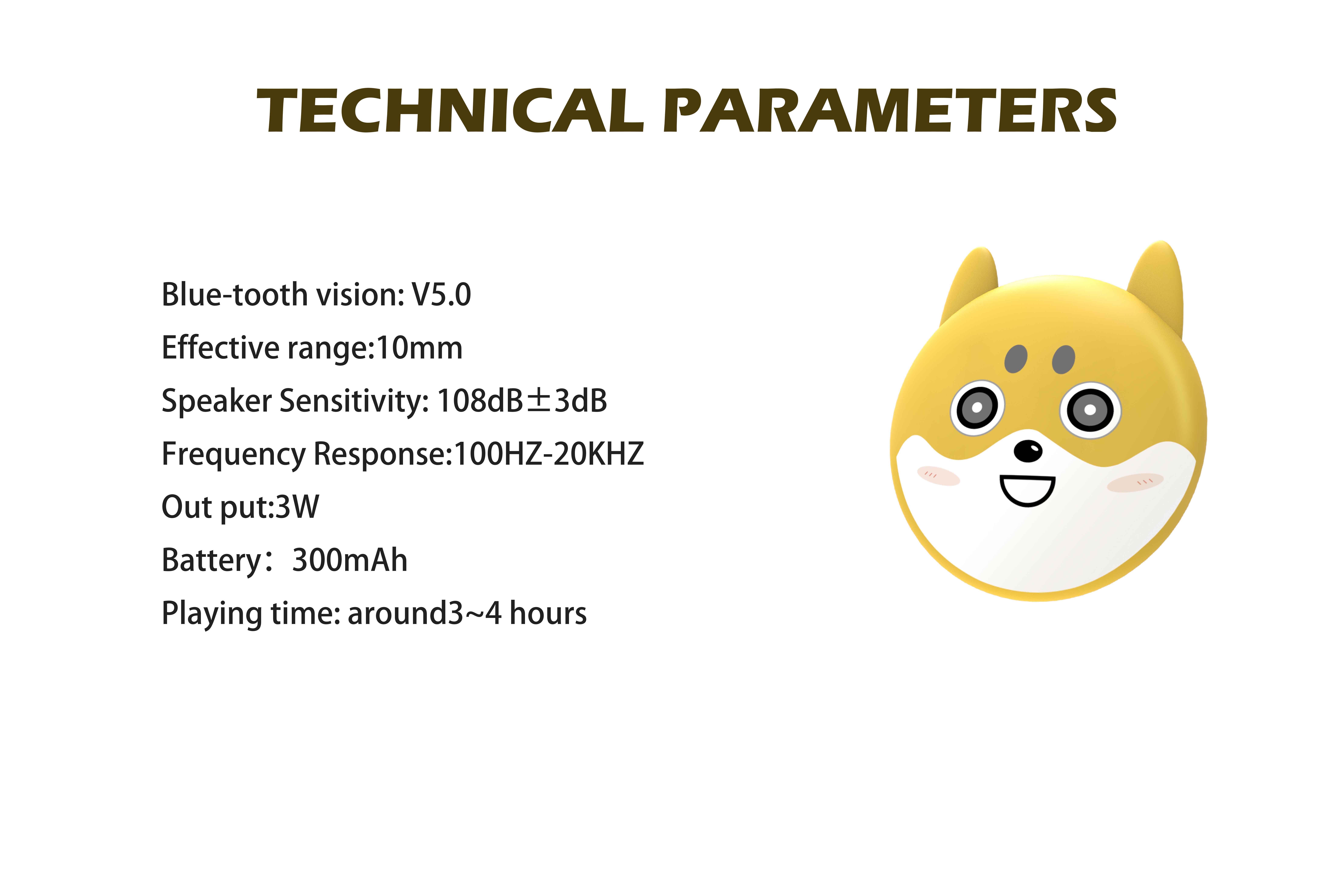 Promotional Mini Cute Cartoon Audio Hands-free Portable Animal Wireless Bluetooth Speaker - ANKUX.COM