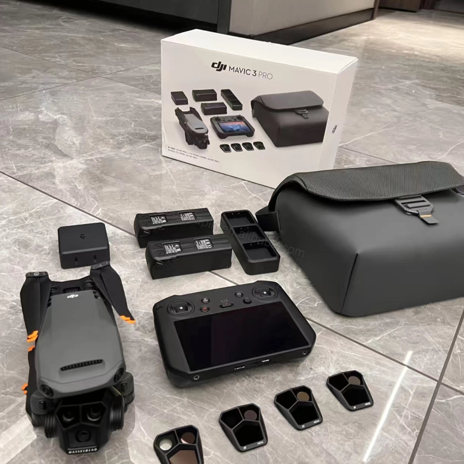 Original DJI RC Pro Mavic 3 Pro Drone Combo - 23-Min Max Flight 