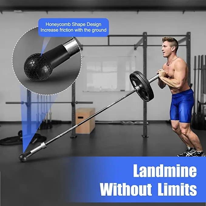 Landmine Attachment For Barbell Turn Any Surface Into A Barbell