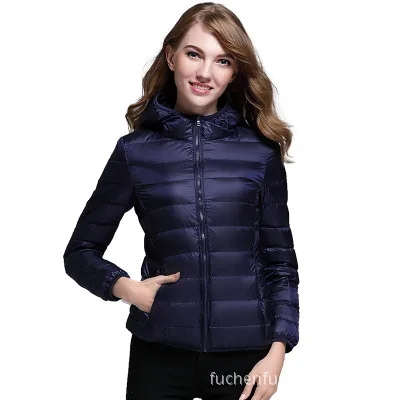 Wholesale Down Jacket High Quality Hooded Designer Custom Women Puffer ...