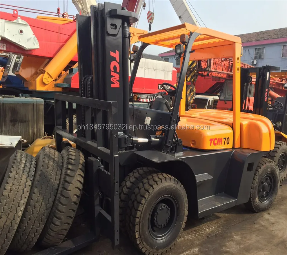 Isuzu Engine Forklift Tcm Fd70 7 Ton Forklift Used In Warehousre Buy