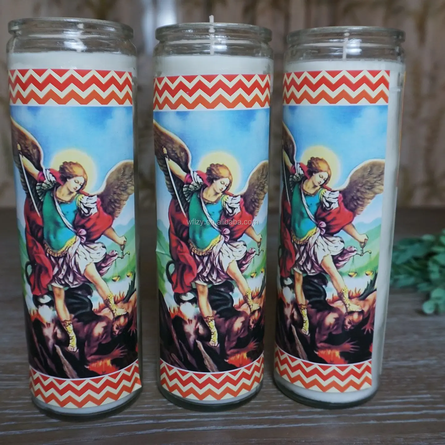 White Cheap 7 Days Votive Candles Spiritual Candles Church Prayer