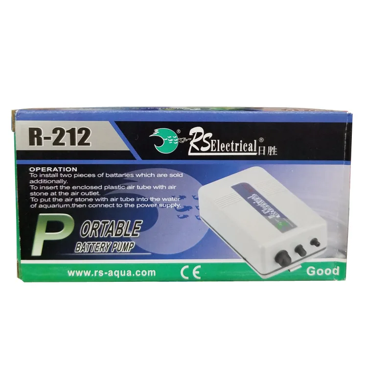 Ultra Silent Aquarium Air Pump Air Compressor Battery Operated Oxygen