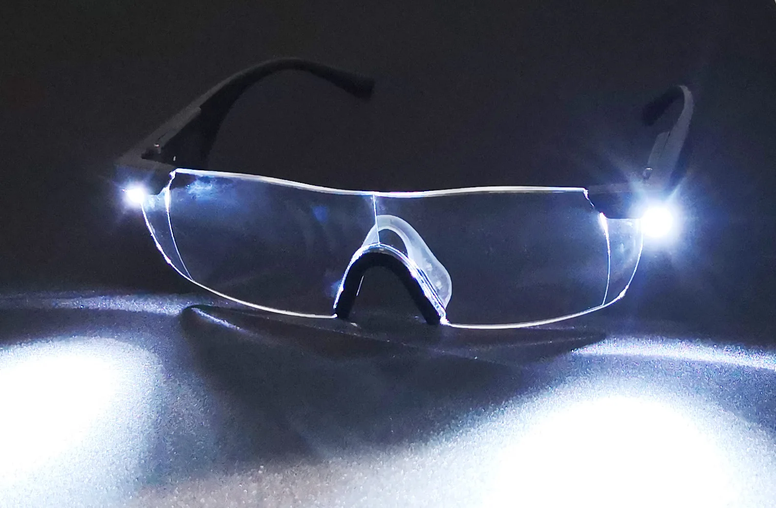 6 带灯放大镜眼镜带 led灯