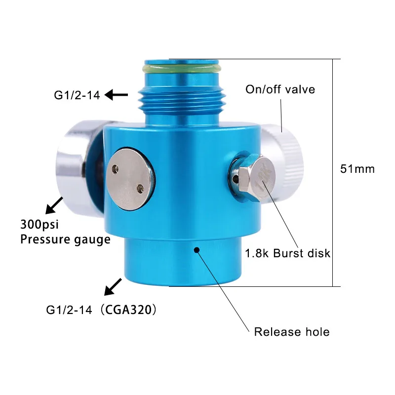 AeroLite Pro Regulator - Adjustable & Rotational - LE Team USA - East