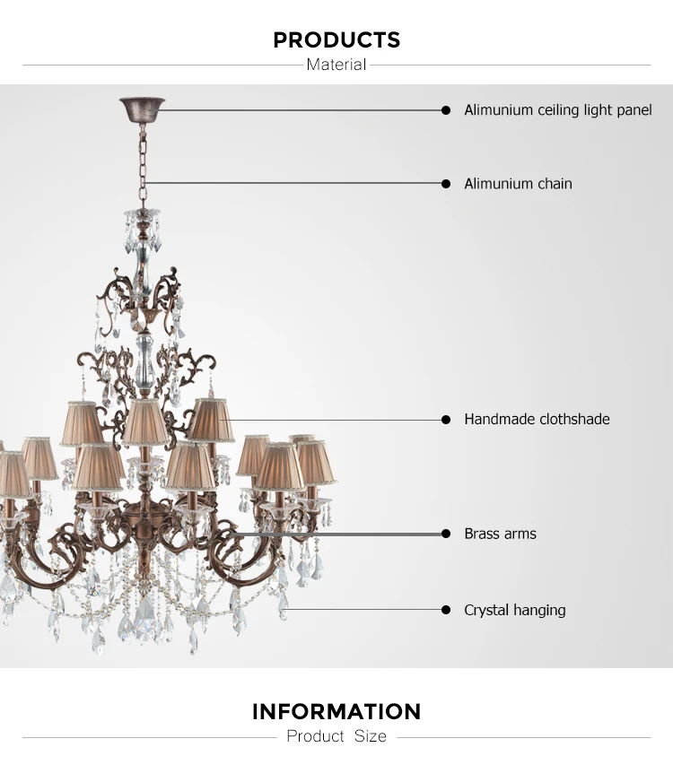 brown bronze large chandelier